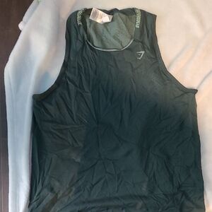 Dark Green Gymshark Tank Top